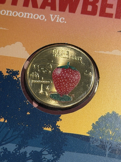 Anda Melbourne Money Expo $1 Strawberry PNCs Day 1 Green Number 82/300