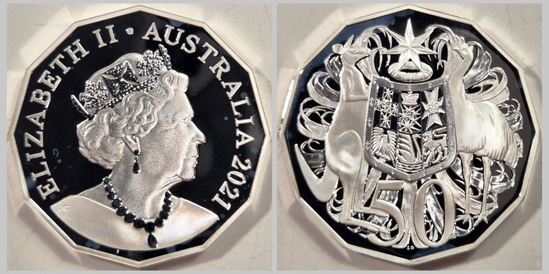 Australia 2021 Fifty Cents 50c Ex Fine Silver Proof Coin Set