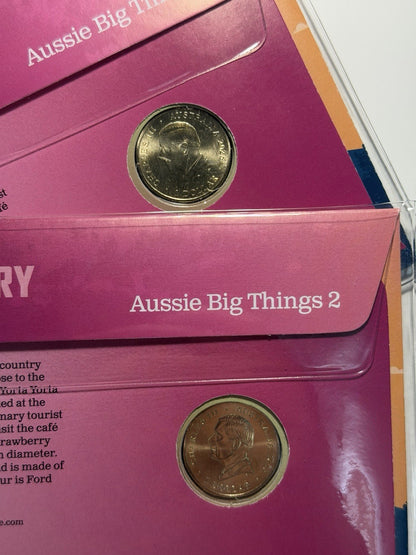 ANDA Melbourne $1 Strawberry Coin PNCs Day 1 & 2 numbers 83/300 and 170/300
