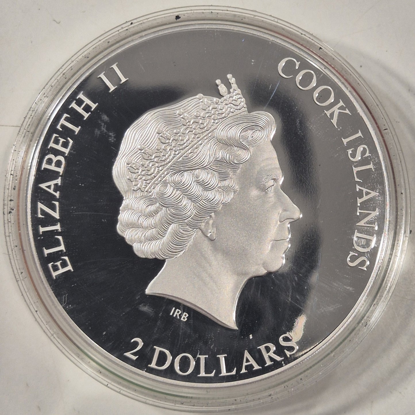 2016 Cook Islands Silver Proof $2 Coin Quilling Art Flowers in Case with Cert