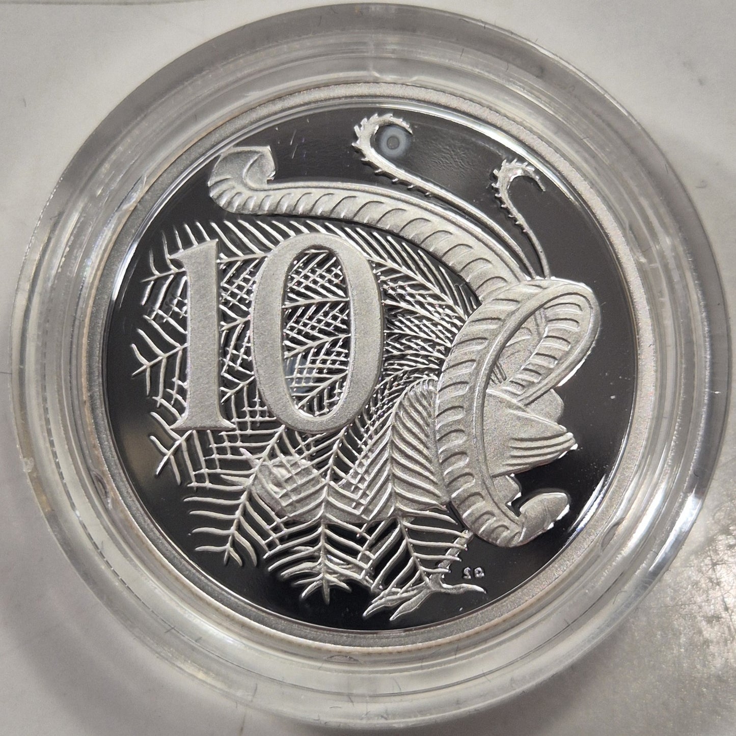 Australia 2013 Fine Silver Proof Lyrebird 10c Ten Cents Coin