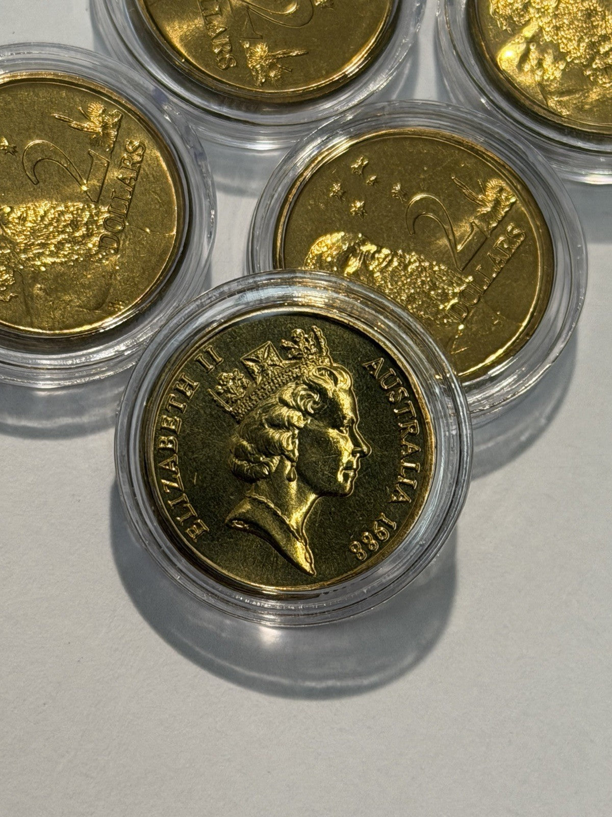 1x UNC Australia 1988 $2 Two Dollars Horst Hahne HH Initials Coin From RAM Roll