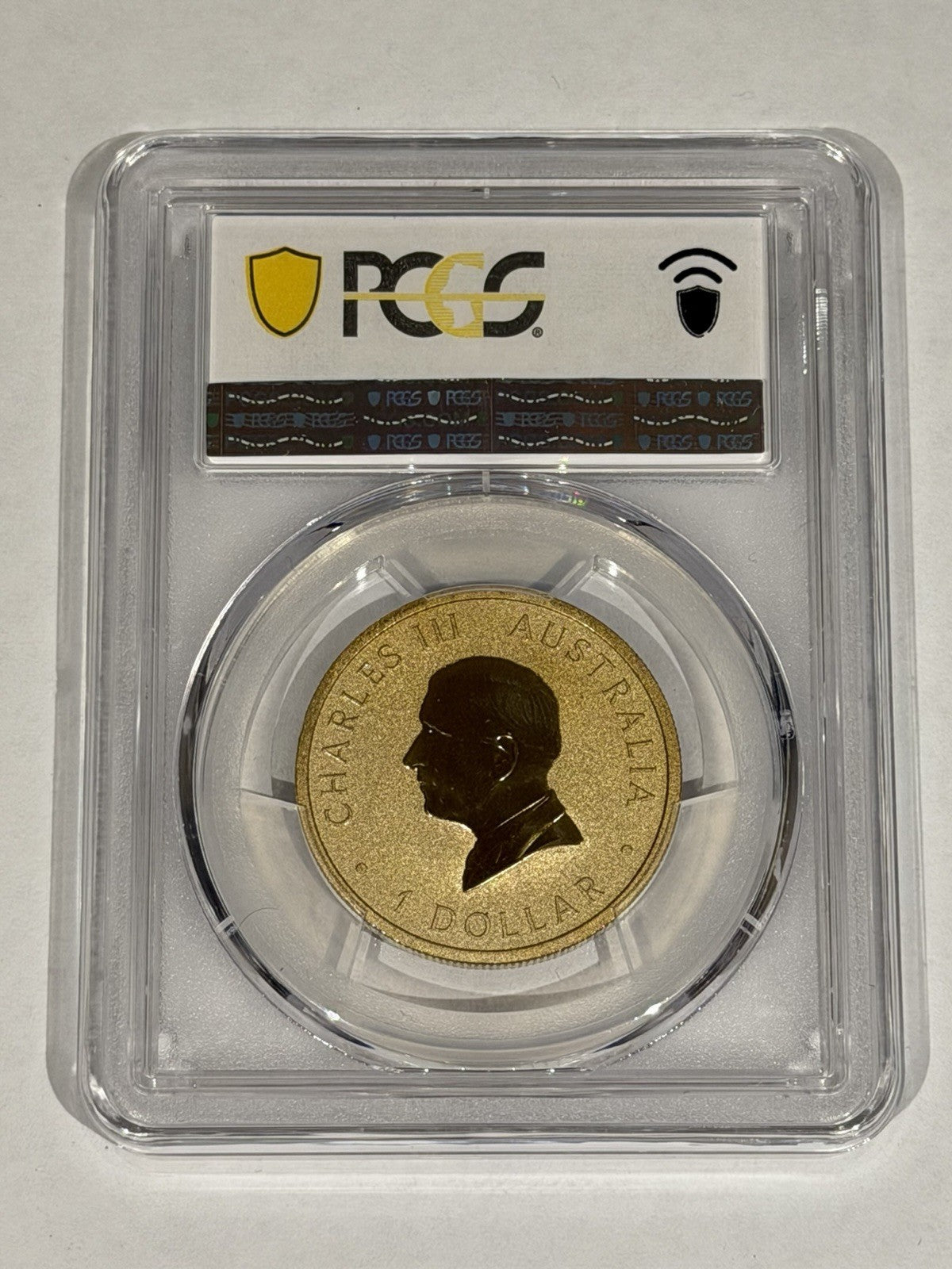 2025-P $1 One Dollar Ngana Nyitting Blue River PCGS Graded MS69 Coloured Coin