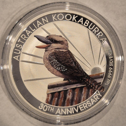 Australia 2020 Kookaburra WMF Special Edition 1oz Silver Coloured Coin RARE