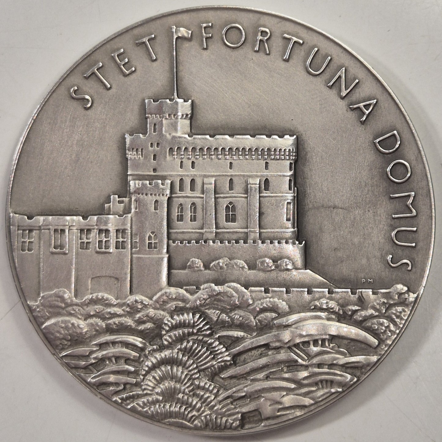UK 1935 George V Specimen 57mm Silver Jubilee Medal In Official Royal Mint Case