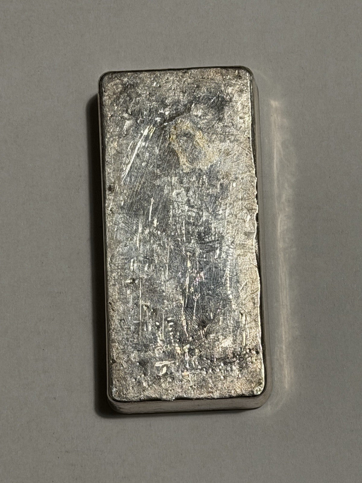 Australia Vintage 1kg 9998 Fine Silver Harrington Bullion Bar w/ Pour Lines