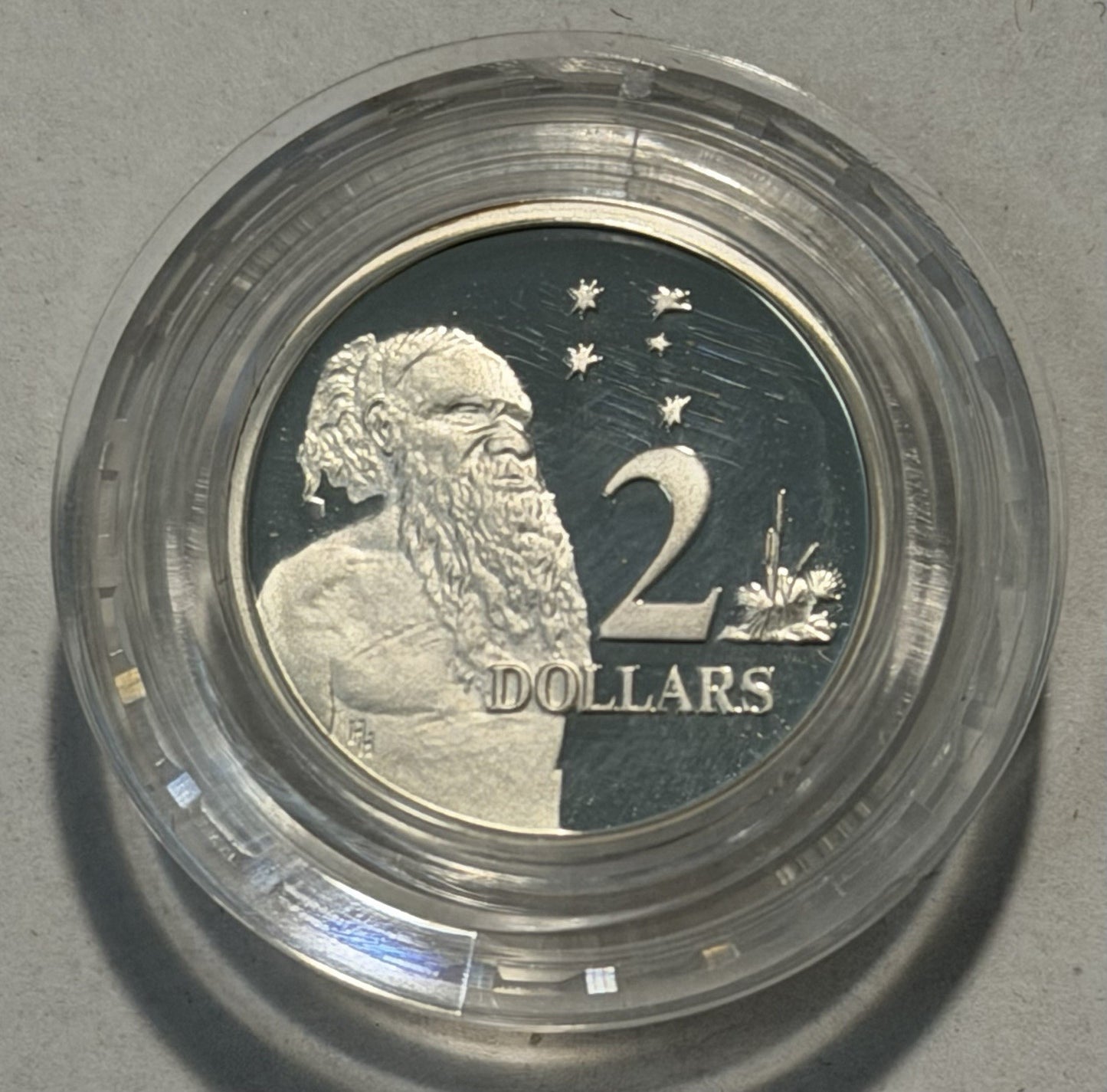 Australia 1988 $2 Two Dollars Silver  Proof Coin First Year Issue in RAM Case