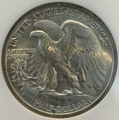 United States USA 1935 Walking Liberty Half Dollar 50c NGC Graded MS65 GEM Coin