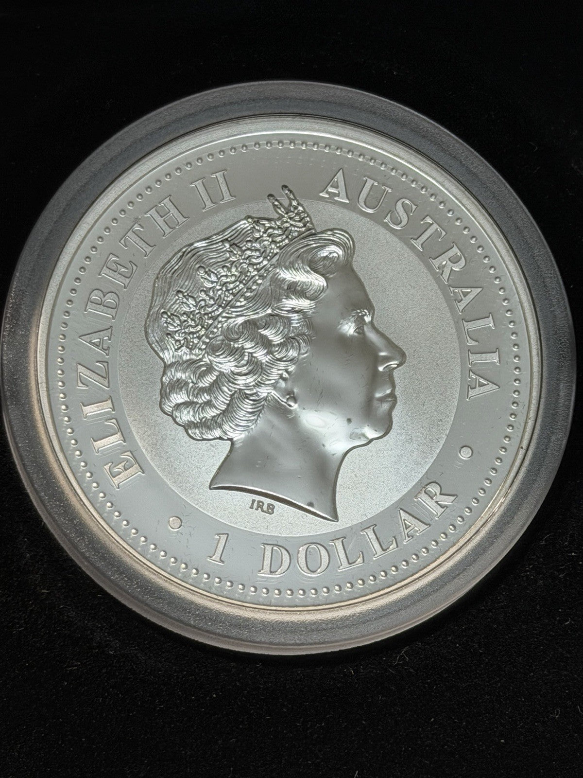 Australia 2007 $1 Year of Pig Lunar Series I 1oz 999 Silver Coin w COA & Box