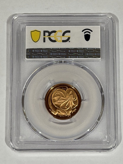 Australia 1966 2c Two Cents PCGS Graded PR69DCAM Proof Coin