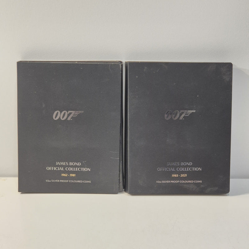 2021 Tuvalu 007 James Bond 26 Coin Collection 0.5g Gold & 1/2oz Silver Proof