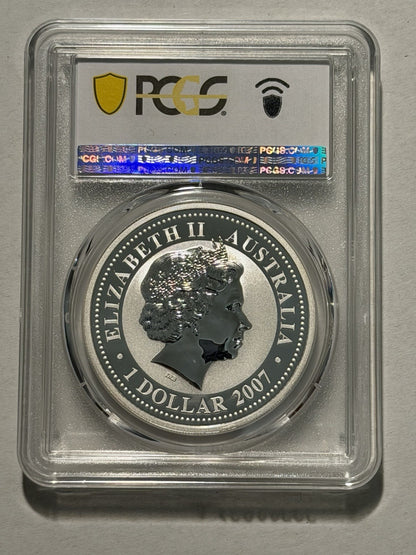 Australia 2007 2009 Year of the Ox 1oz BU Lunar Series I PCGS MS69