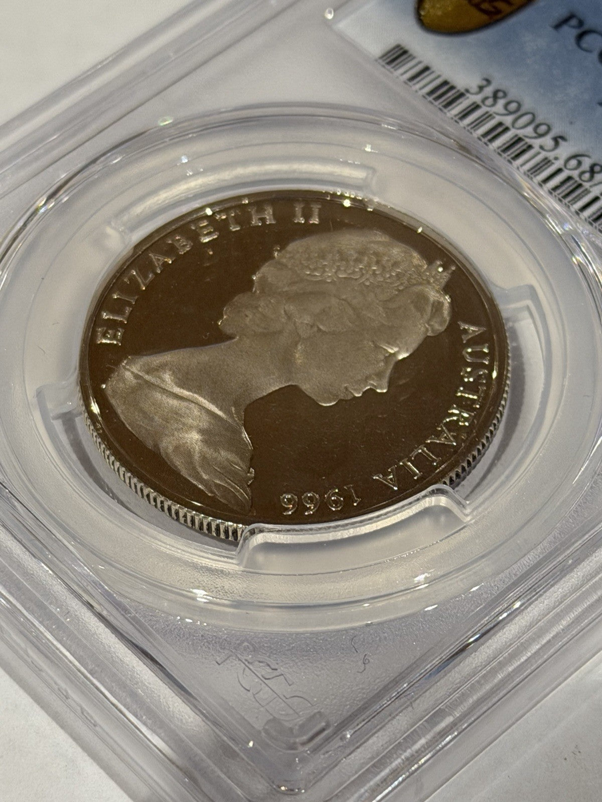 Australia 1966 50c Fifty Cents Silver Proof PCGS Graded PR68DCAM FDC