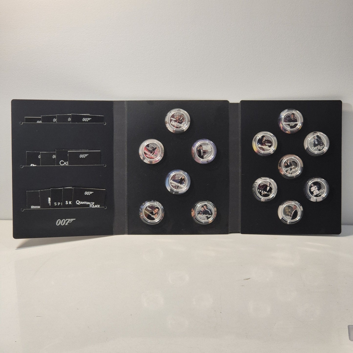 2021 Tuvalu 007 James Bond 26 Coin Collection 0.5g Gold & 1/2oz Silver Proof