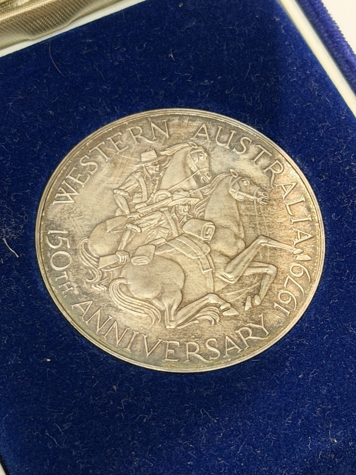 Perth Mint 1979 999 Silver Vintage Medallion 150th Anniversary Settlement