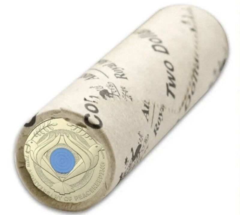 Australia 2022 $2 75th Anniversary of Peacekeeping HT Heads/Tails RAM Roll