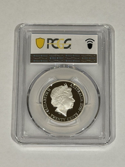 2000 Masterpieces in Silver Monarchs George V PCGS Graded PR70DCAM Silver Coin