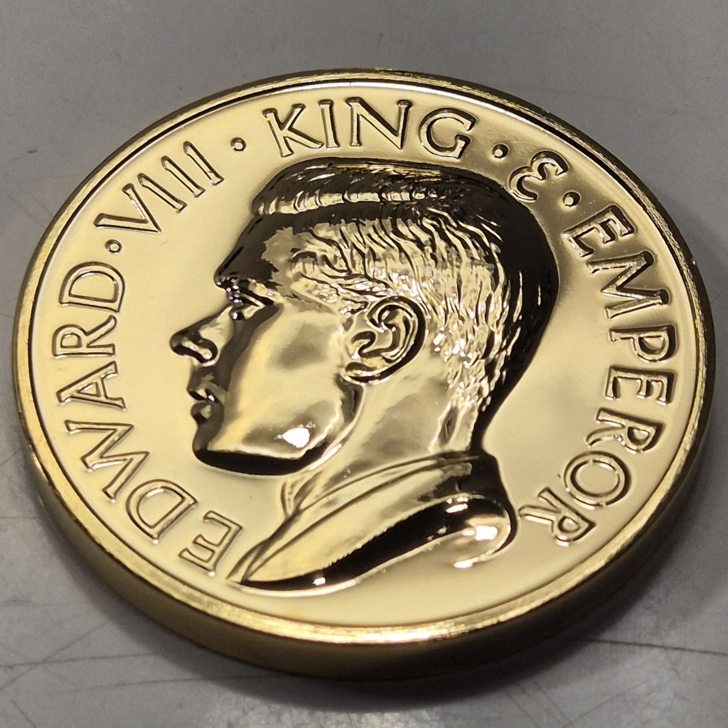 Australia 1936 Edward VIII Proof Gilt Pattern Crown By Hearn