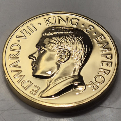 Australia 1936 Edward VIII Proof Gilt Pattern Crown By Hearn