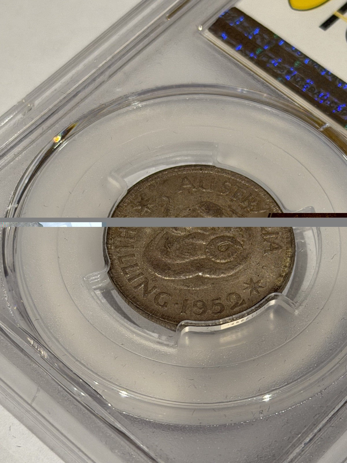 Australia 1952(m) Shilling 1/- PCGS Graded MS64 UNC Silver Coin