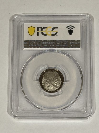 Australia 1966 5c Five Cents PCGS Graded PR69DCAM Proof Coin