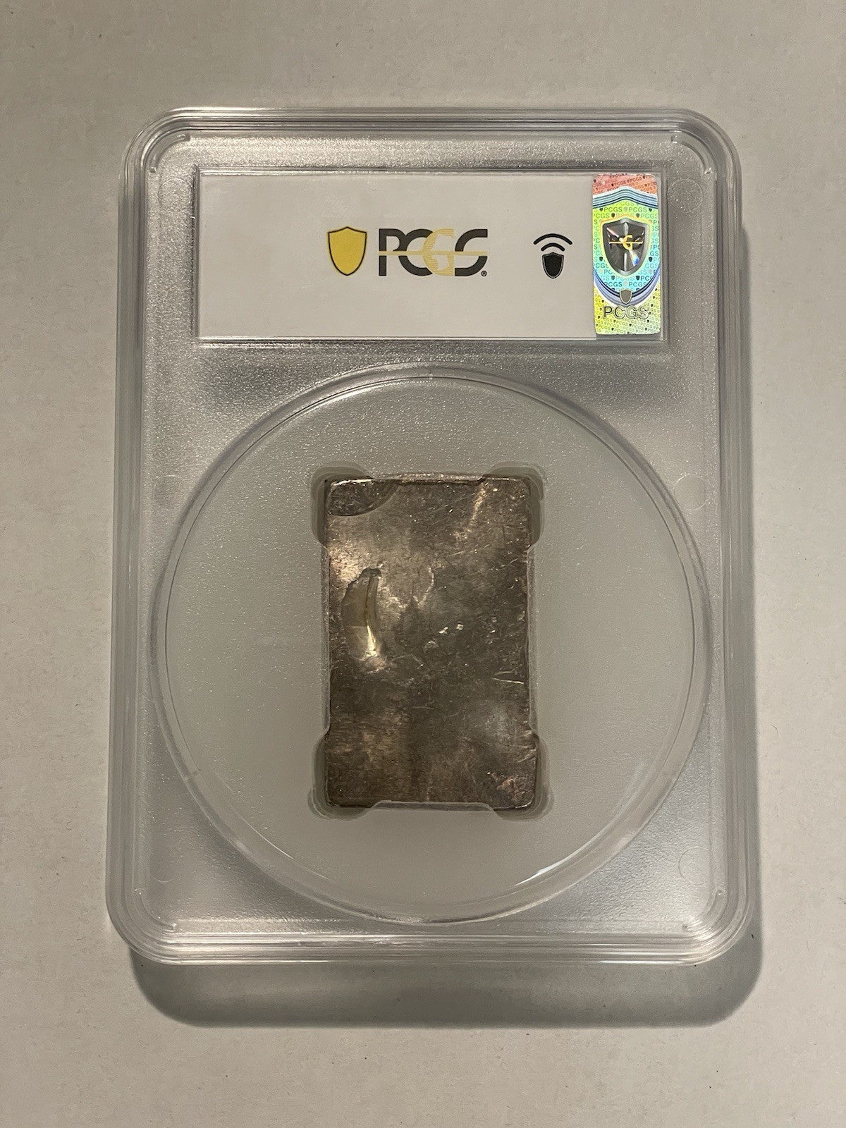 Hong Kong 1970s “$5” Shanghai Specie Office Vintage PCGS Graded MS63 Silver Bar