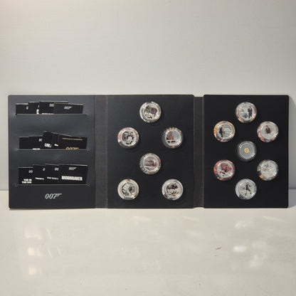 2021 Tuvalu 007 James Bond 26 Coin Collection 0.5g Gold & 1/2oz Silver Proof (TUVALU)