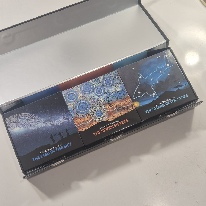 2020/21 $1 Star Dreaming - Emu In The Sky, Seven Sisters, Shark In The Stars Set