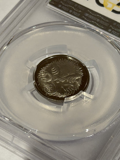 Australia 1966 5c Five Cents PCGS Graded PR69DCAM Proof Coin