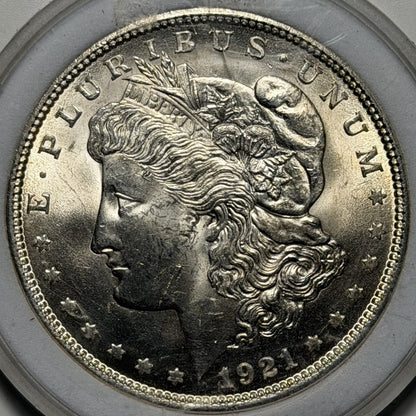 UNC United States USA 1921 Morgan Dollar $1 Silver Coin