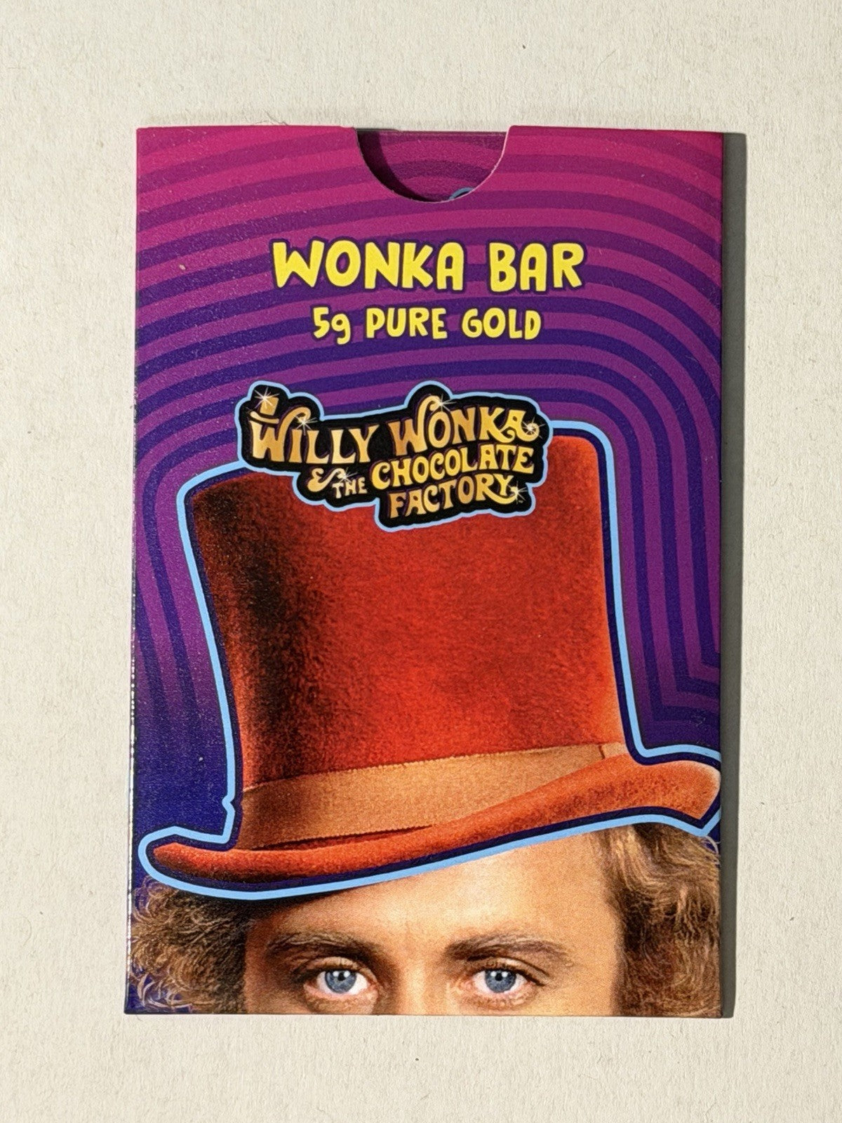 PAMP 2025 Limited Edition “Red Hat” Wonka 5 Gram Gold Bar in Assay Mintage 4000