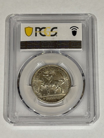 Australia 1934-35 Melbourne Centenary Florin 2/- PCGS Graded MS64 Silver Coin