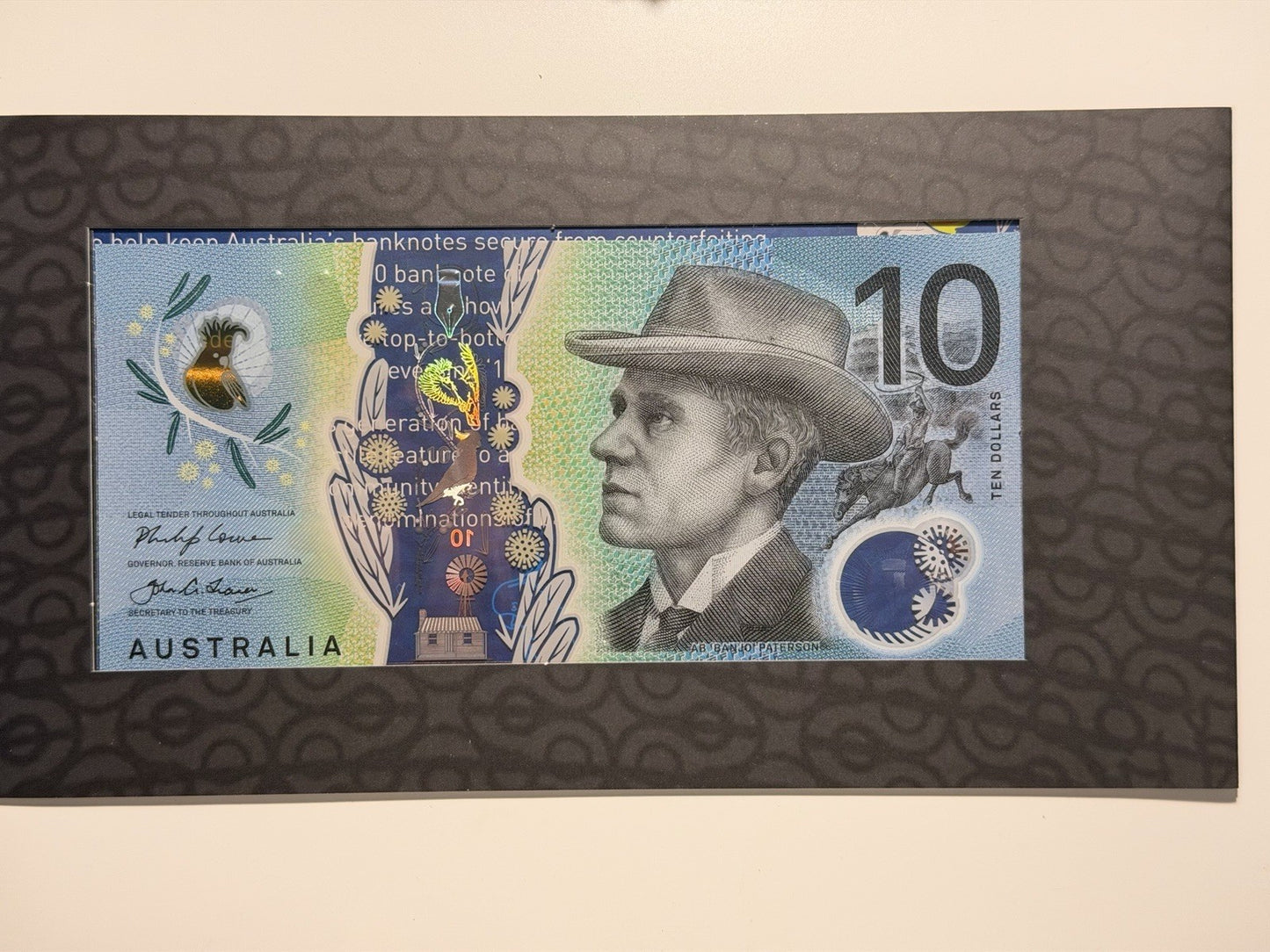 Australia UNC 2017 Next Generation of $10 Ten Dollars Banknote Folder RBA