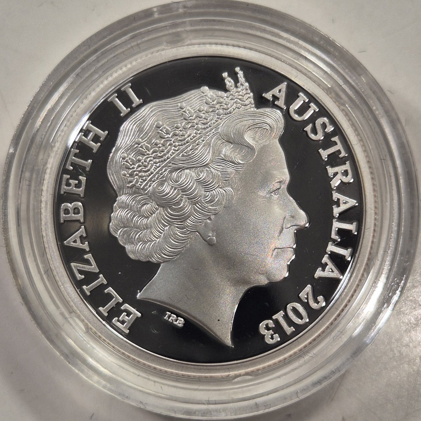 Australia 2013 Fine Silver Proof Lyrebird 10c Ten Cents Coin