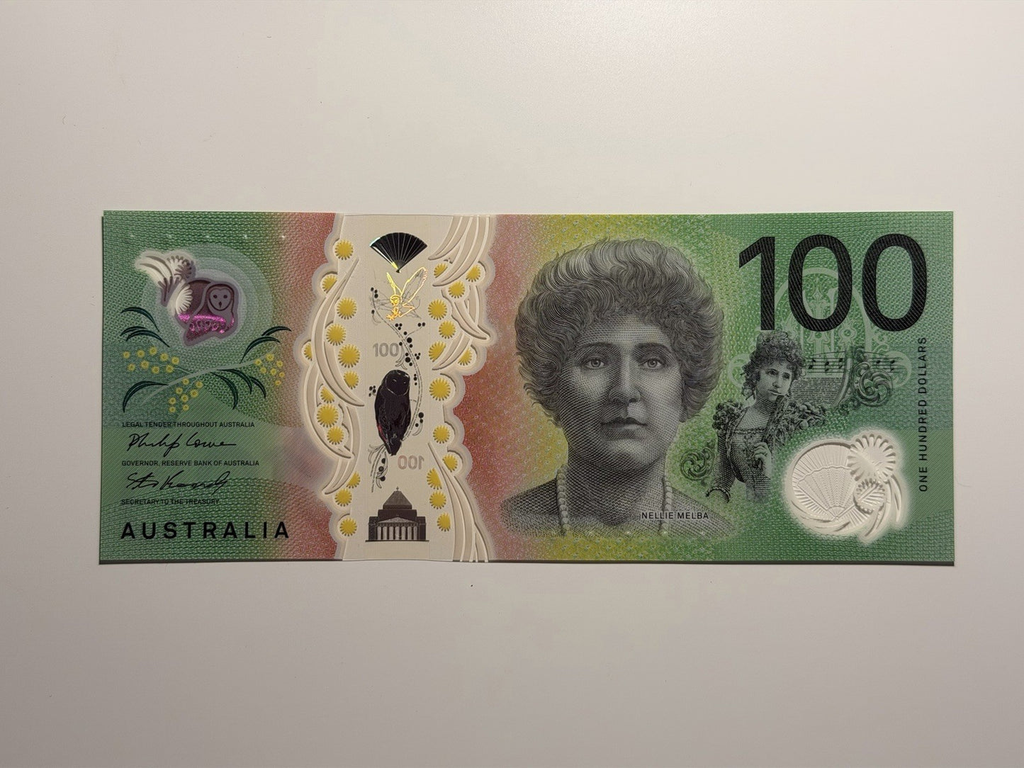 Australia 2020 $100 AA20 First Prefix Lowe/ Kennedy R628F Polymer Banknote