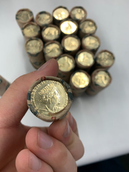 UNC 2021 Great Aussie Coin Hunt $1 Alphabet Set 26 Coins A-Z From Security Roll