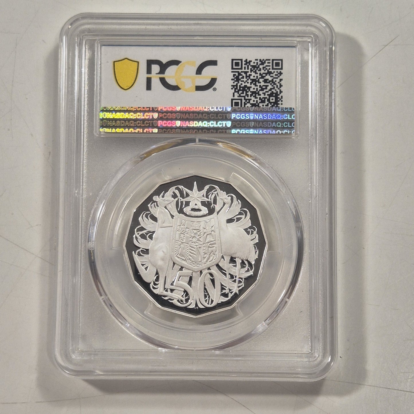 Australia 2007 Ex Fine Silver Coin Set Proof 50c Fifty Cents PCGS PR69DCAM