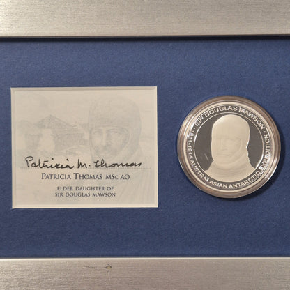 Australasian Antarctic Expedition Centenary Medallion Pair Sir Douglas Mawson