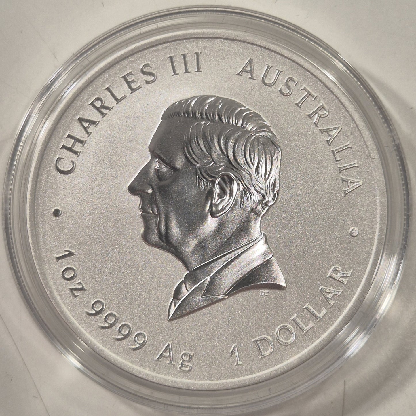 Australia 2025 Lunar Snake Series III $1 Gilded 1oz Silver Coin
