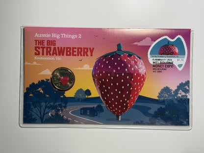 Anda Melbourne Money Expo $1 Strawberry PNCs Day 1 Green Number 82/300