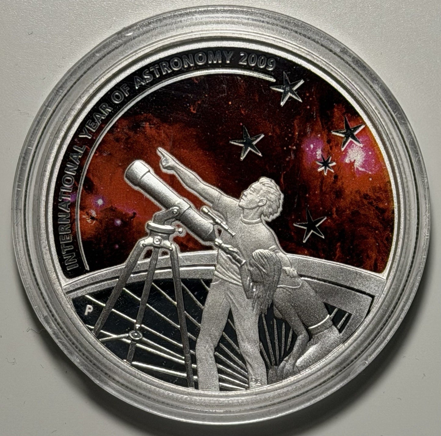Australia 2009 International Year of Astronomy 1oz 999 Silver Proof Coin