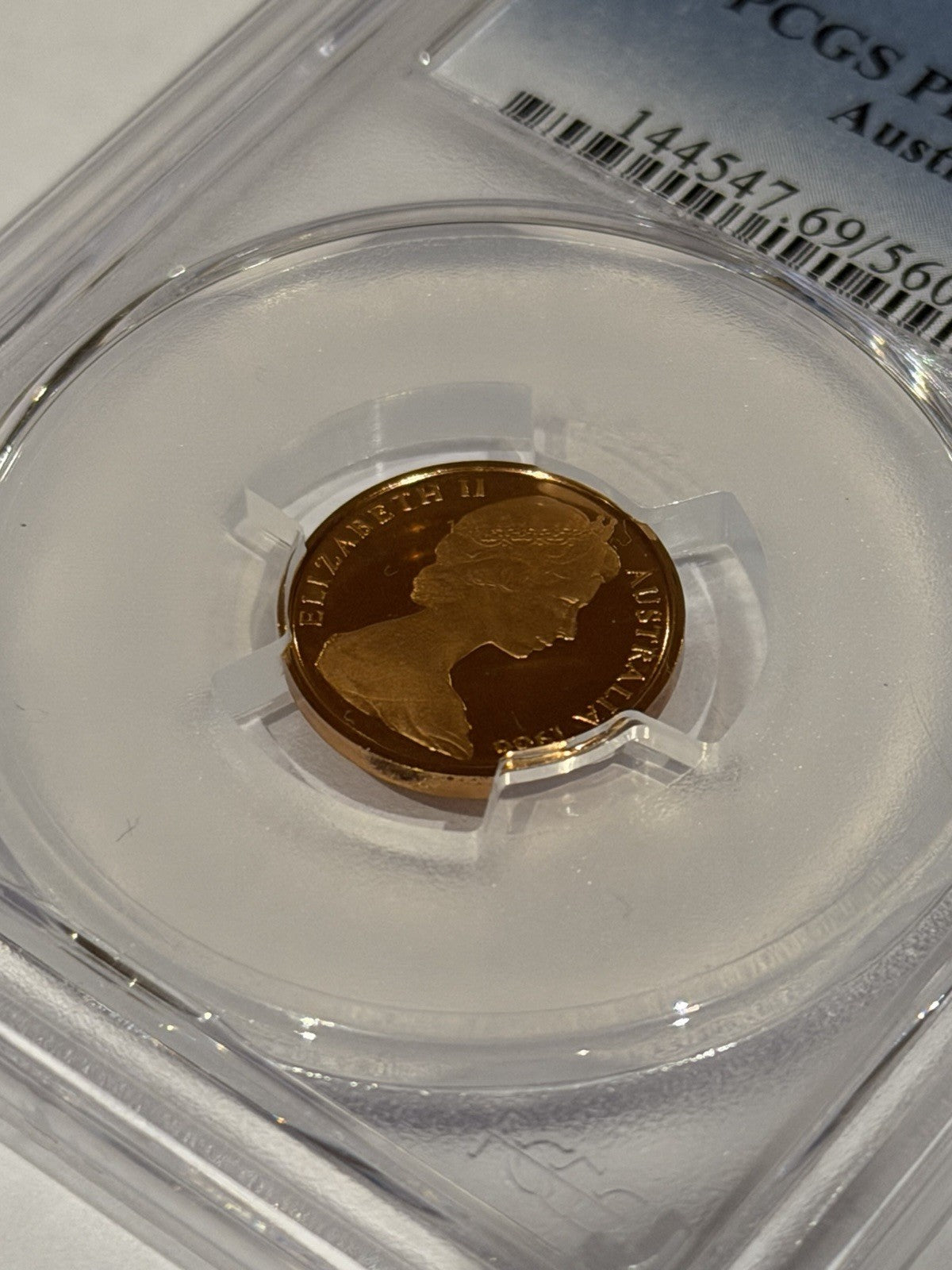 Australia 1966 1c One Cent PCGS Graded PR69DCAM Proof Coin