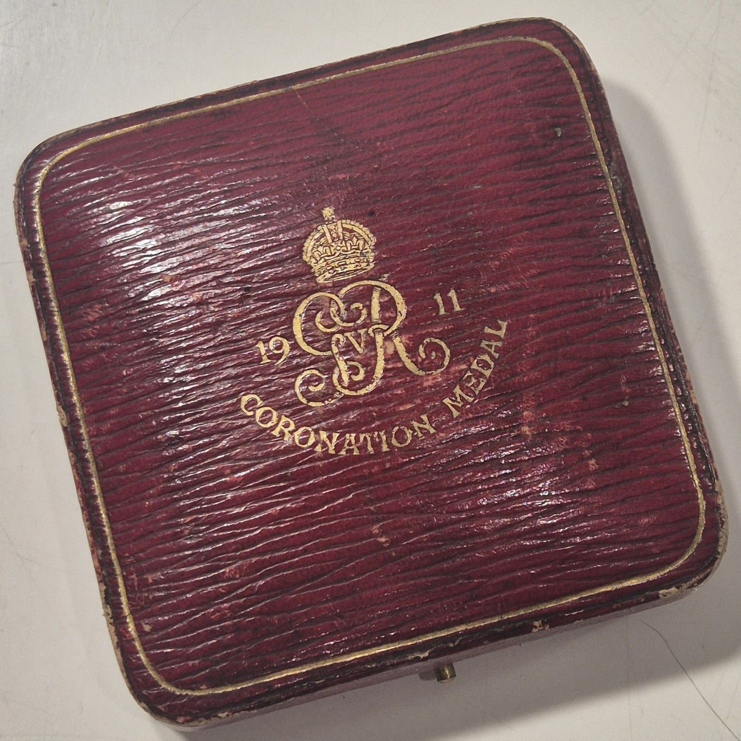 UK GB 1911 Coronation Medal George V Queen Mary Silver 51mm Royal Mint Medal