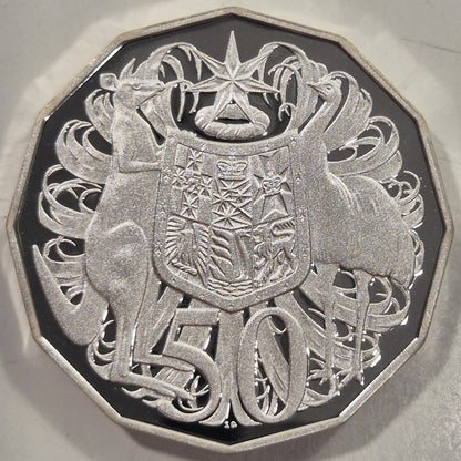 Australia 2010 Fifty Cents 50c Ex Fine Silver Proof Coin Set
