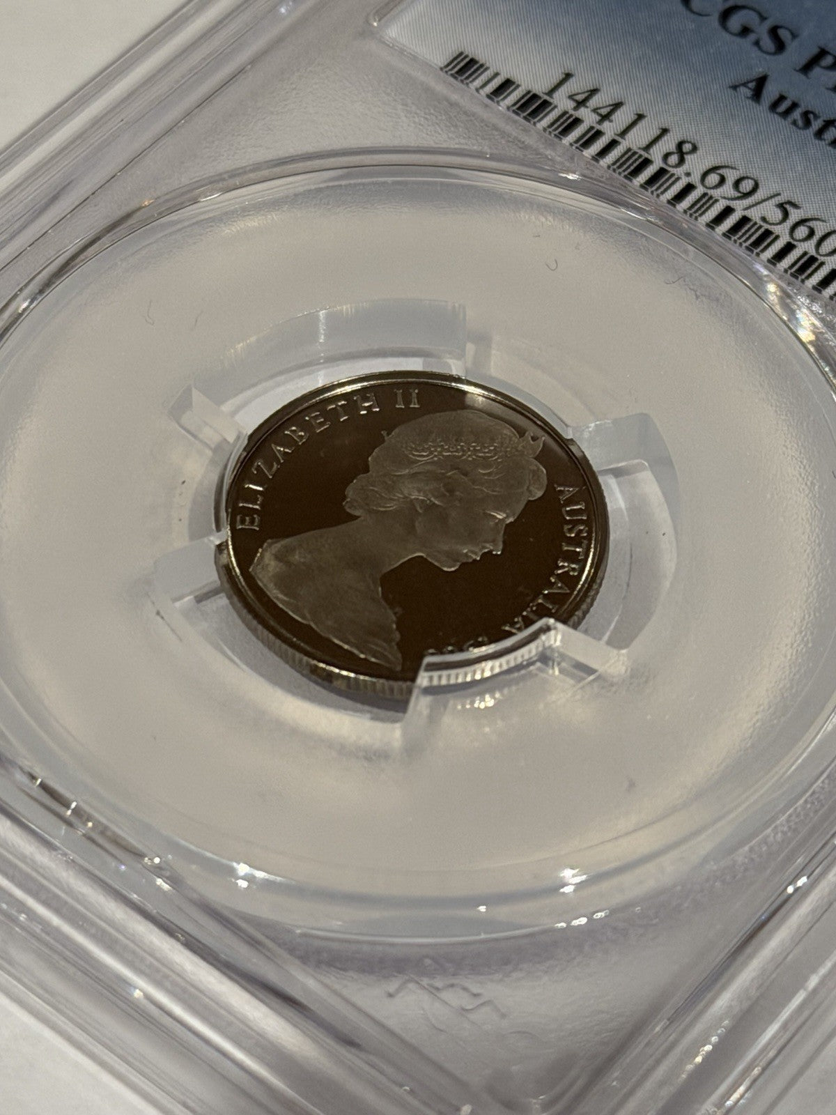 Australia 1966 5c Five Cents PCGS Graded PR69DCAM Proof Coin