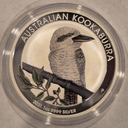 Australia 2021 Kookaburra WMF Special Edition 1oz Silver Coloured Coin