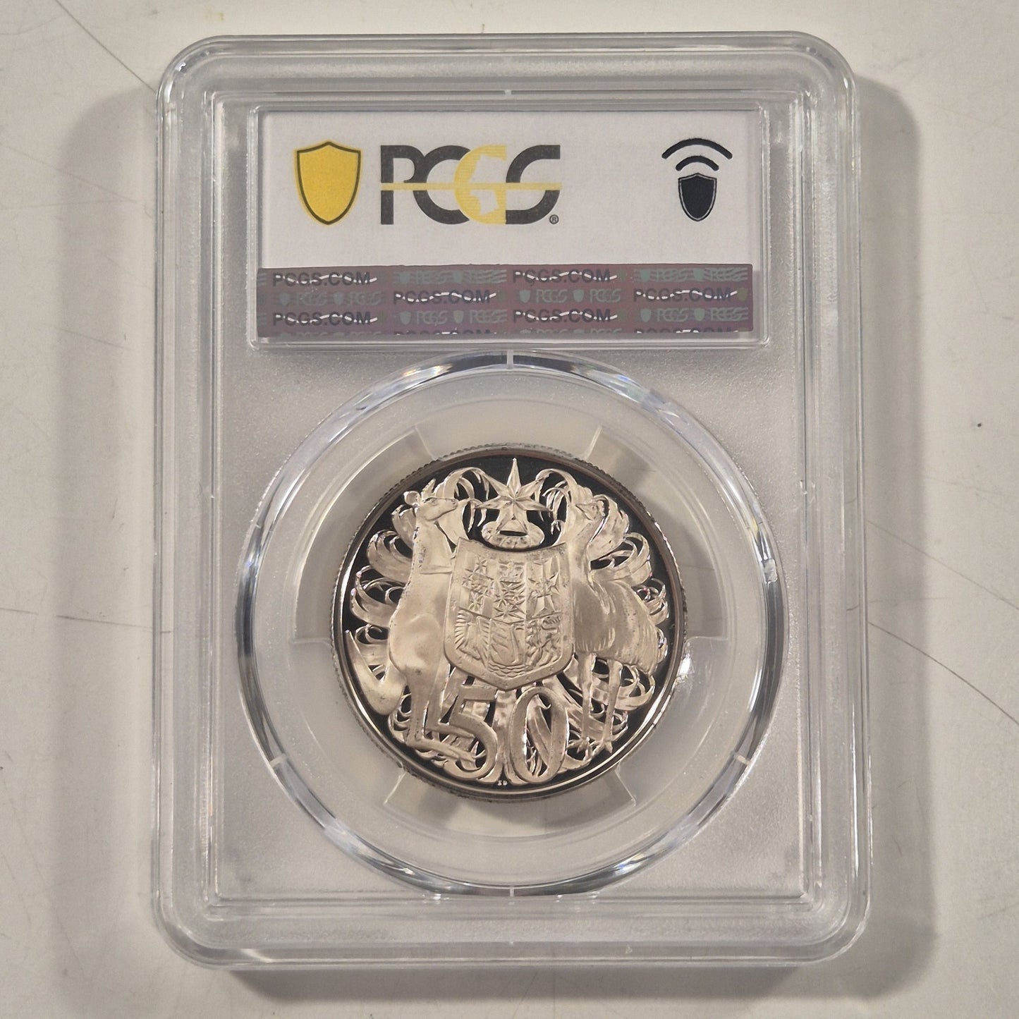 Australia 1966 50c Fifty Cents Silver Proof PCGS Graded PR69DCAM FDC
