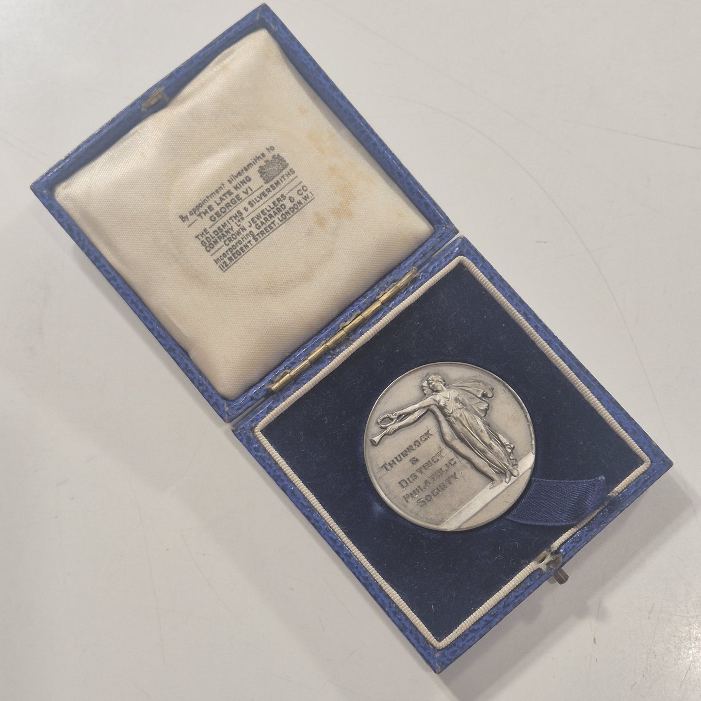 Great Britain 1970 Thurrock & District Philatelic Society Silver Medal E.W. Goss