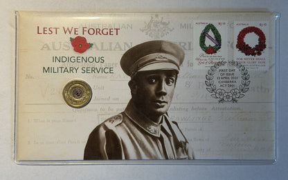 Australia 2021 $2 Two Dollars Indigenous Military Service AusPost PNC