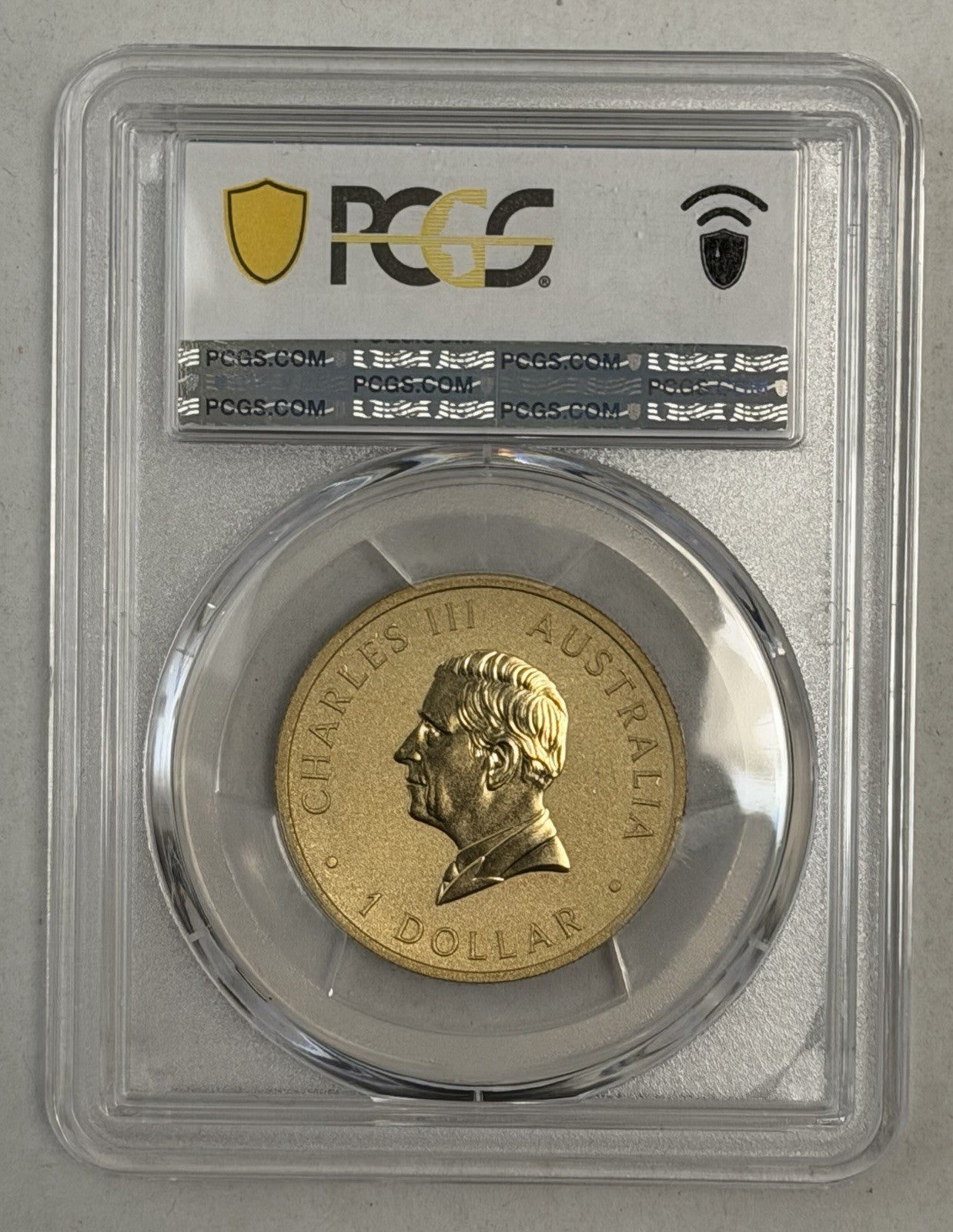 2025-P $1 Ngana Nyitting Black Cockatoo PCGS Graded MS69 Coloured Coin